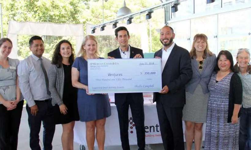 News Release: Ventures & J.P. Morgan Chase Announce $350,000 Incubation Partnership