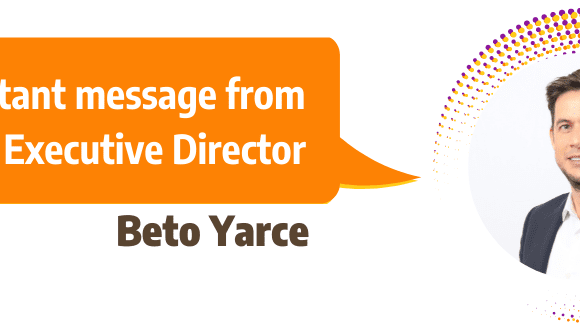 An Important Message from the Executive Director